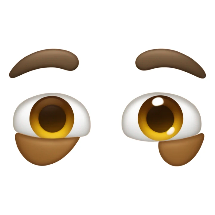 Emoji telling a secret with mysterious face sticker