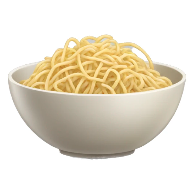 Big bowl of thin noodles sticker