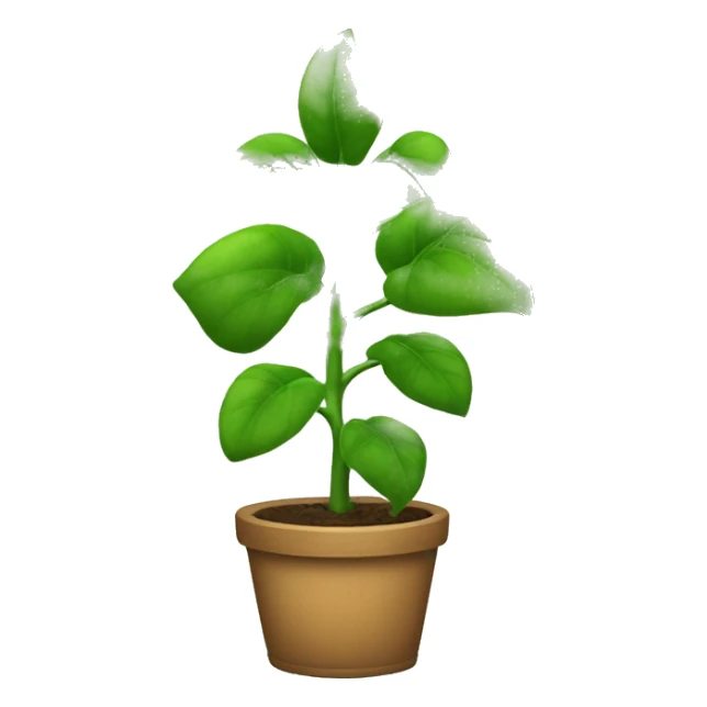 Money plant sticker
