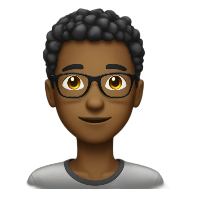 black_mashroomhair boy with glasses yellow sticker