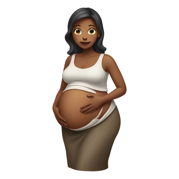 woman pregnant  sticker
