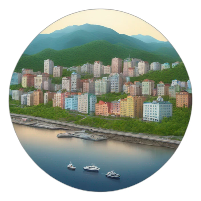 Vladivostok city sticker