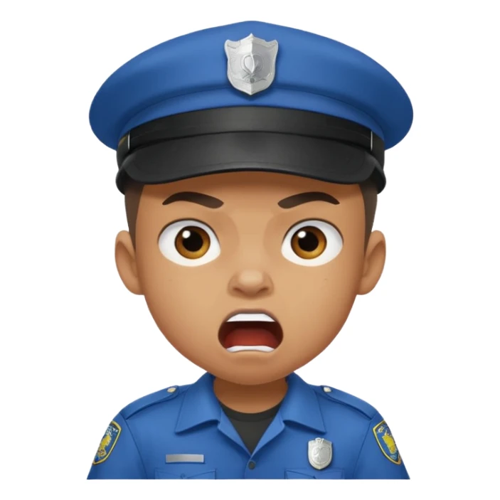 Ragazzo con cappello Nike mulatto che dice col Police in su sticker