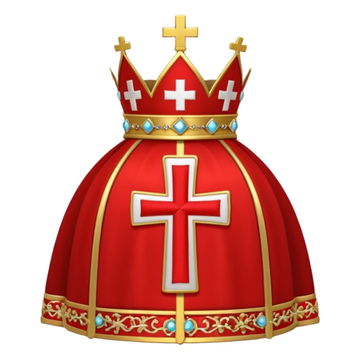 Make me a archbishop mitre I want a catholice mitre make it real life sticker