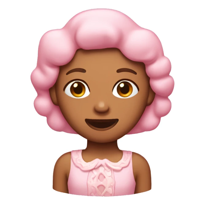pastel pink gingerbread girl sticker