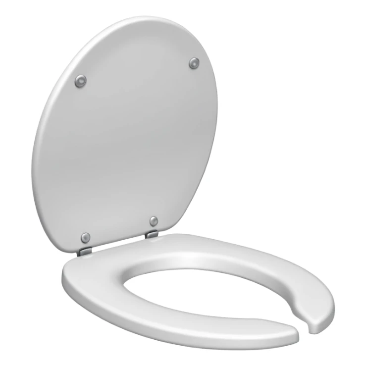 Paper toilet seat sticker