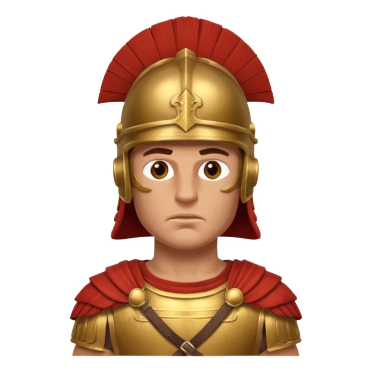 emoji de soldado romano alto y fuerte sticker