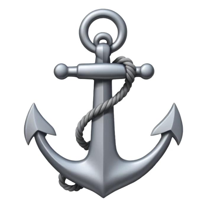 Je veux un emoji encre dans ce style là : ⚓ sticker