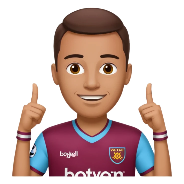 West Ham fan happy. Replace Betway on shirt with BOYLE sticker