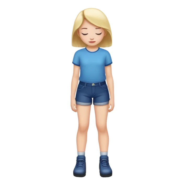 Between a girls leg sticker