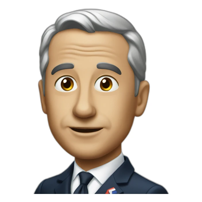 President of France sticker