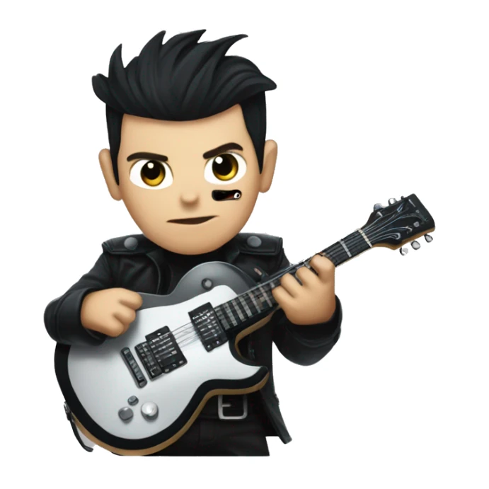 Richard Z kruspe paying guitar sticker