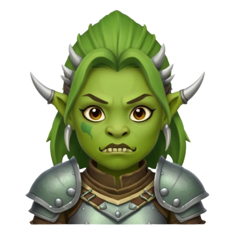 orc girl emojii sticker