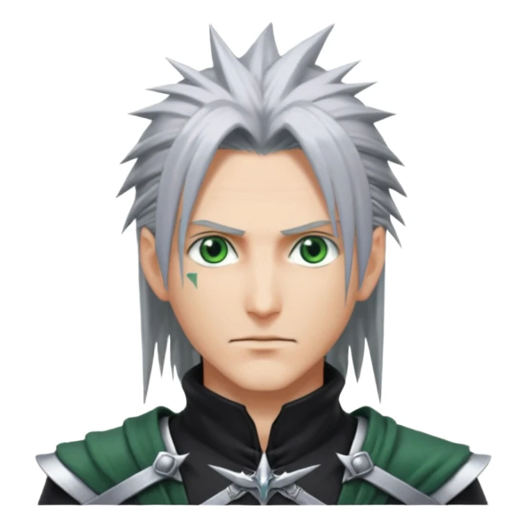 handomse green eyes sephirot ff7 sticker