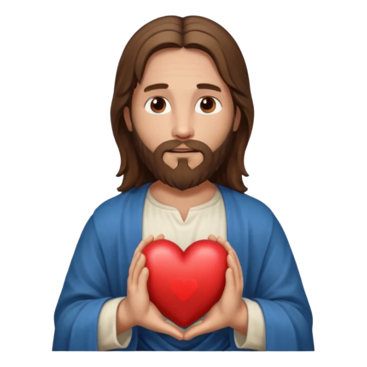 Jésus avec un cœur dans ses mains

 sticker