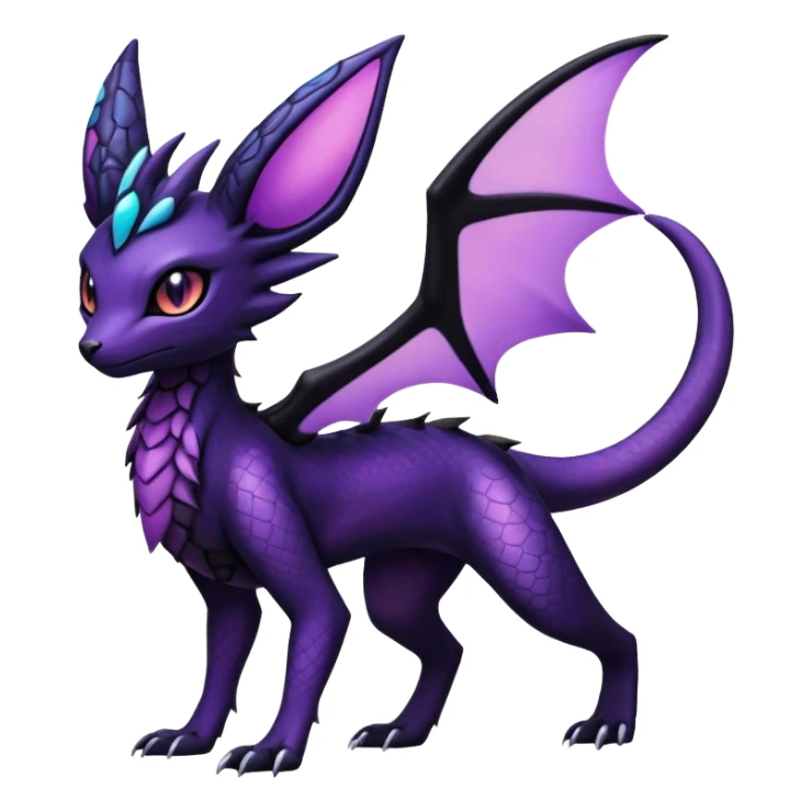Salandit-Noivern-Umbreon-Espeon-Hybrid (Full body) sticker