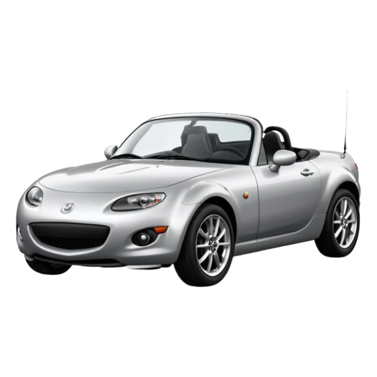 mazda mx-5 NC 2008 silver hardtop (not soft-top) (not ND) sticker