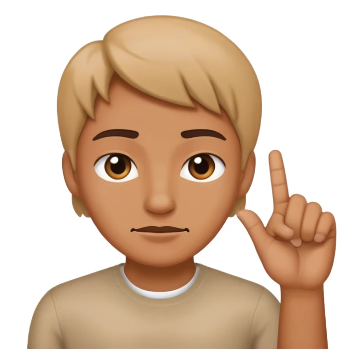 A person with the middle finger  sticker