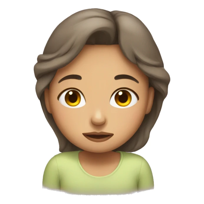 Sleepy girl  sticker