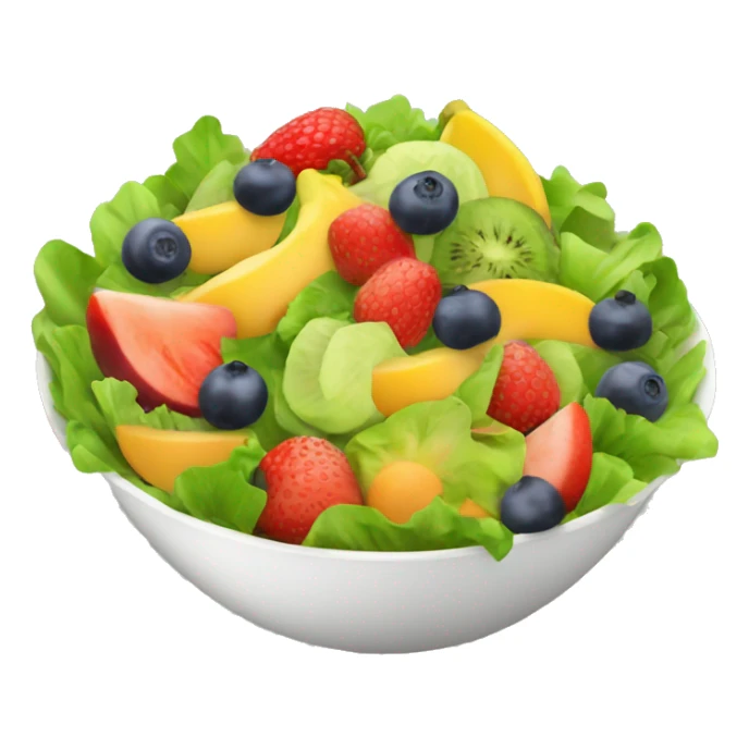 Salad of fruits sticker
