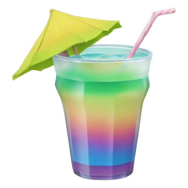 Beach drink sticker