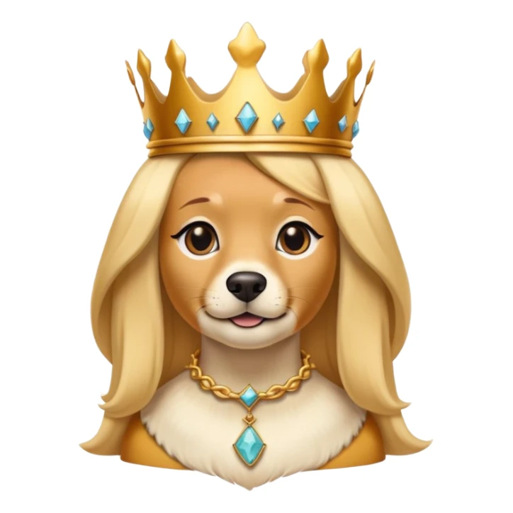 Queen of da kennel sticker