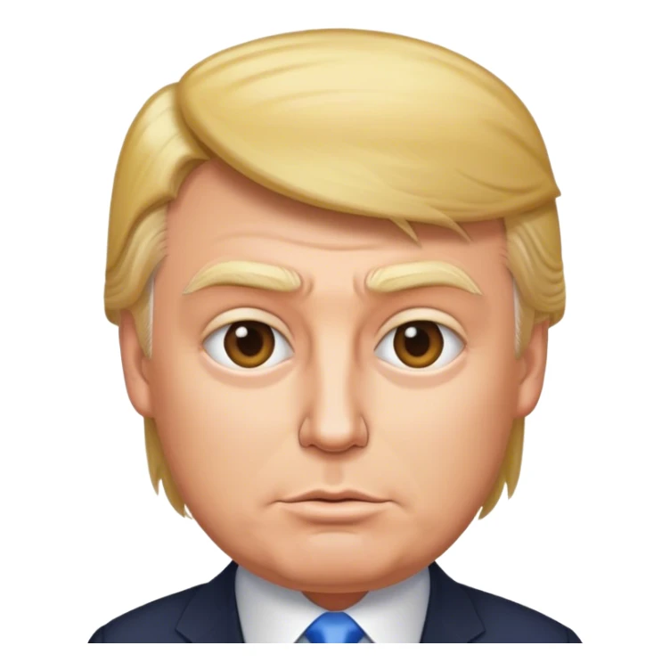 A Donald trump emoji sticker