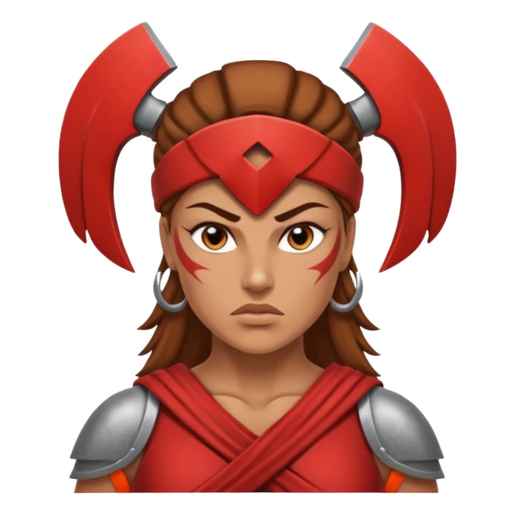 strong spartan woman sticker