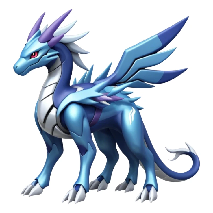 Kyurem-dialga-suicune-hybrid, full body sticker