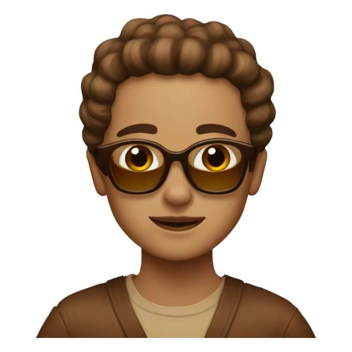 luxury aesthetic in brown colors sticker