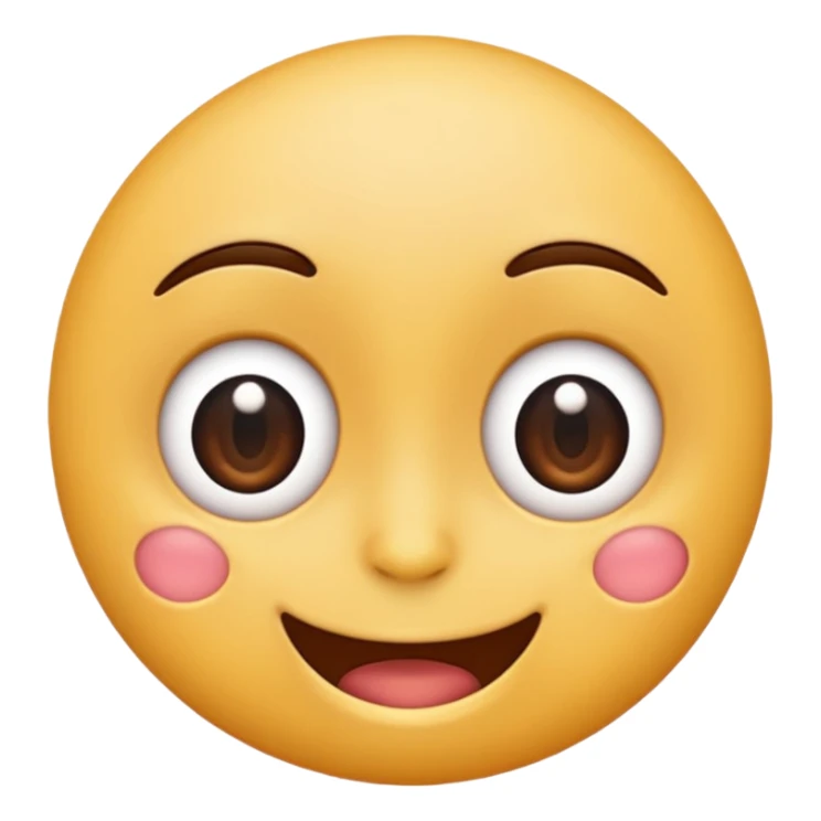 Make a imogi that shows that it really like something, but there are no hearts or stars in it's eyes. sticker