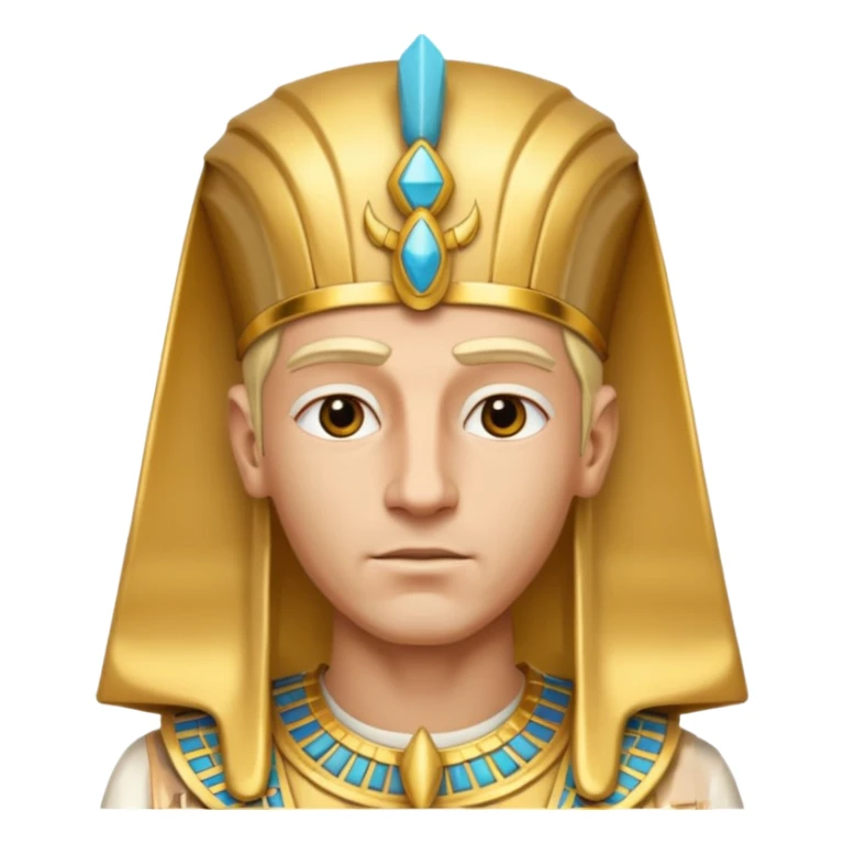 Egipto faraón hombre blanco rubio  sticker