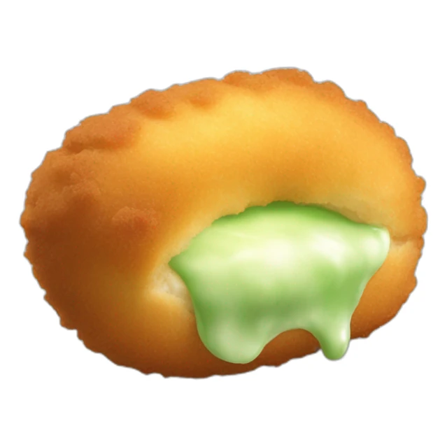 Croquettes avec de la fumée verte sticker