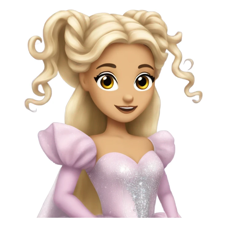 Ariana grande as glinda from wicked sticker