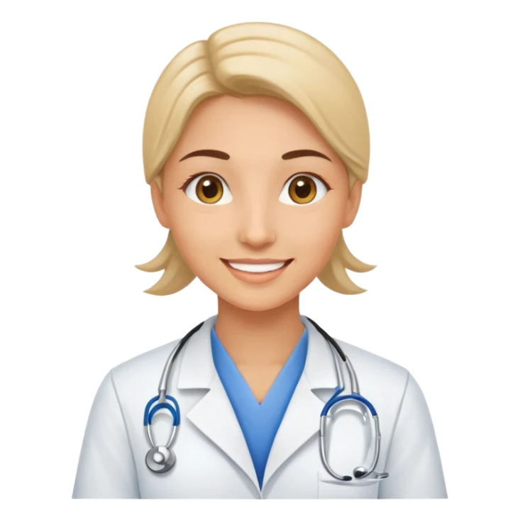 happy ukranian medical laboratory worker  sticker
