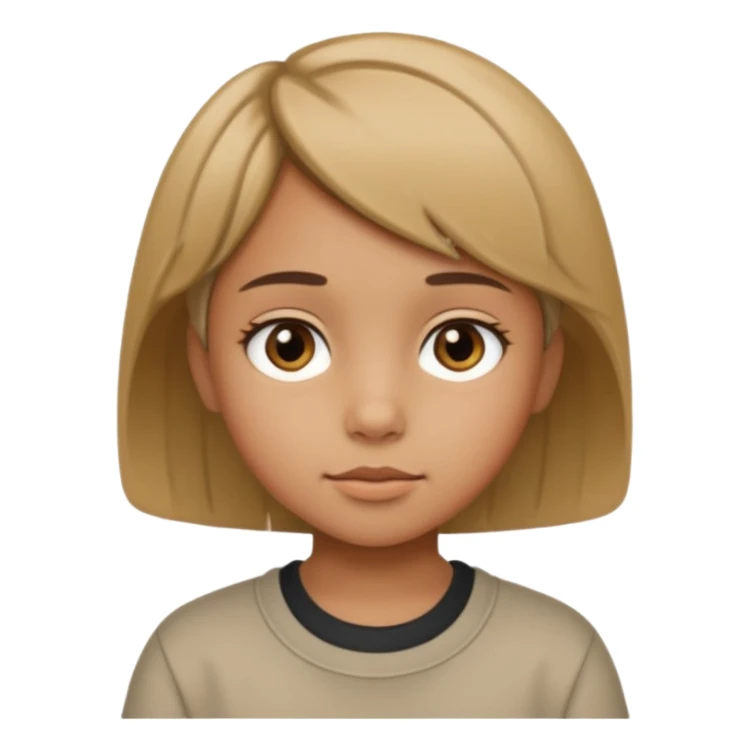 Une petite fille qui a un style de garçon manqué  sticker