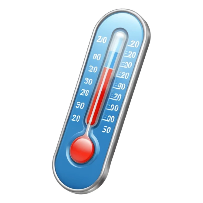 thermometer medical object icon, digital thermometer, 3D cartoon, mobile game icon style, centered, clean background, no text, no watermark
 sticker