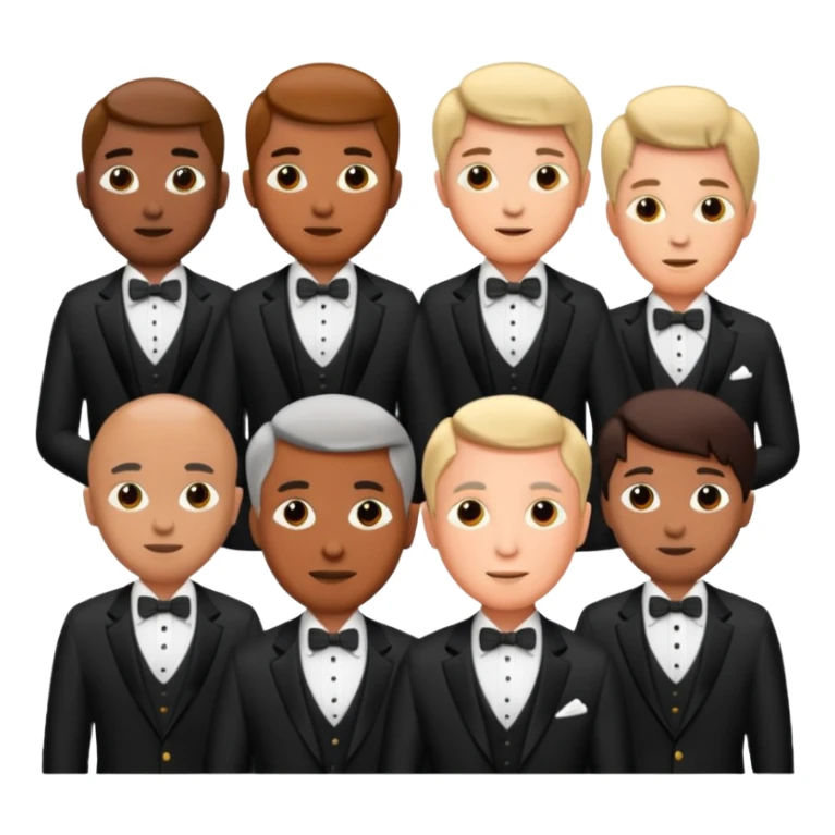 a group of directors standing sticker