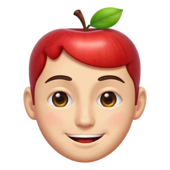 Inaki Godoy winking, apple style emoji sticker