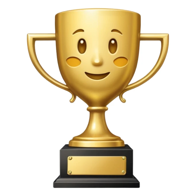 u took all the words off the bottom. y did u take Participation Trophy off the base sticker