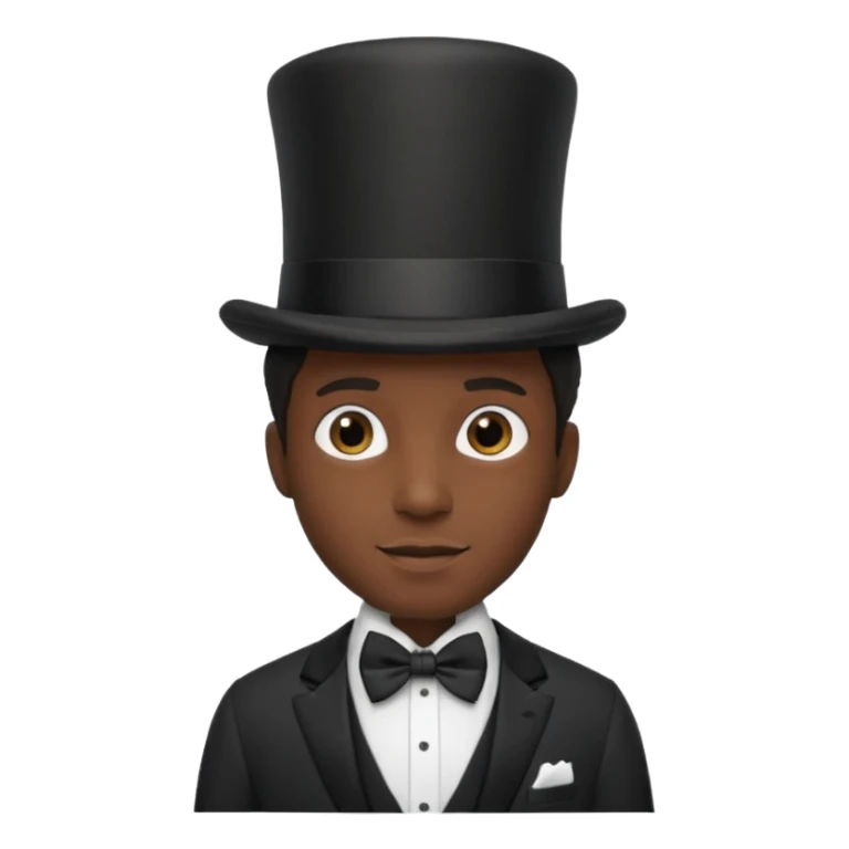 1800's African male sticker