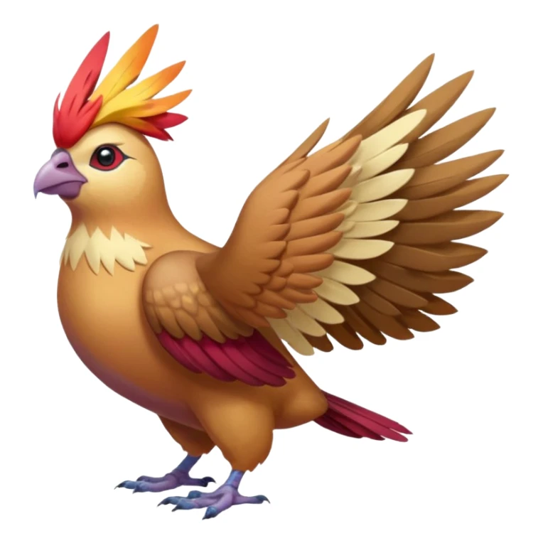Pidgeot-Fakémon-hybrid-creature (full body)  sticker