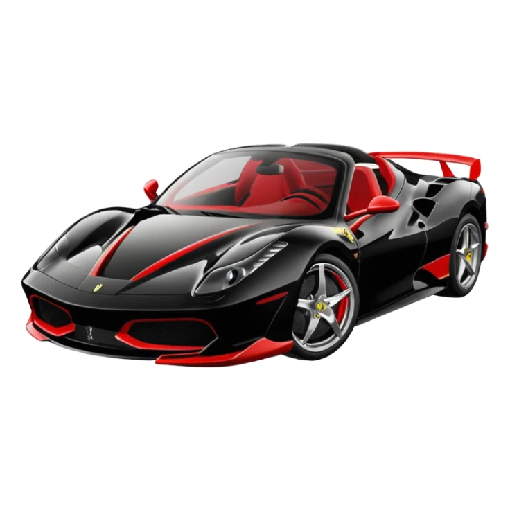 black farari car koli si change kar do sticker