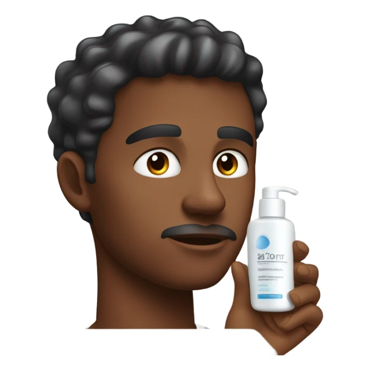 White Man skincare sticker