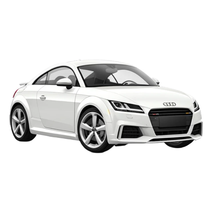 L2019 white audi tt s line  sticker