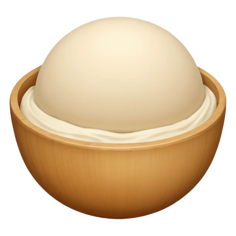 a ball shaped dough mixture sticker