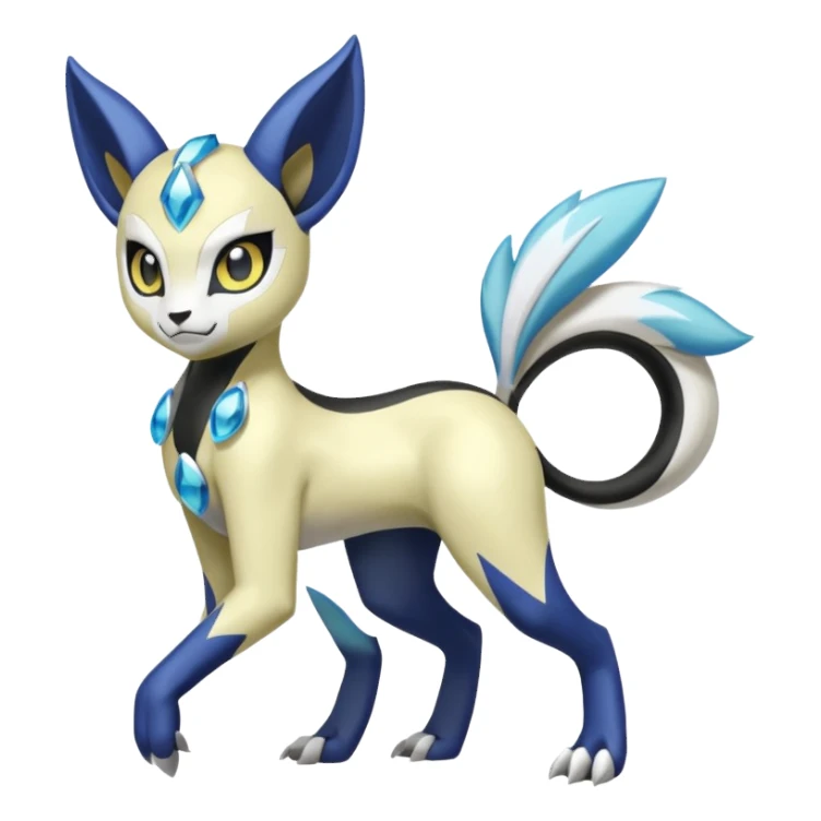 Meloetta-Absol-Zeraora-Primagen-fusion-creature  sticker