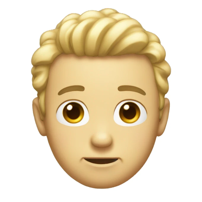 A emoji that not likes a big big man sticker