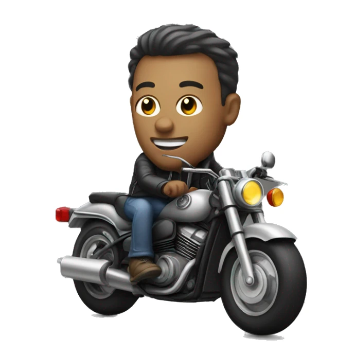 monochrome portrait of a man riding motorcycle  sticker