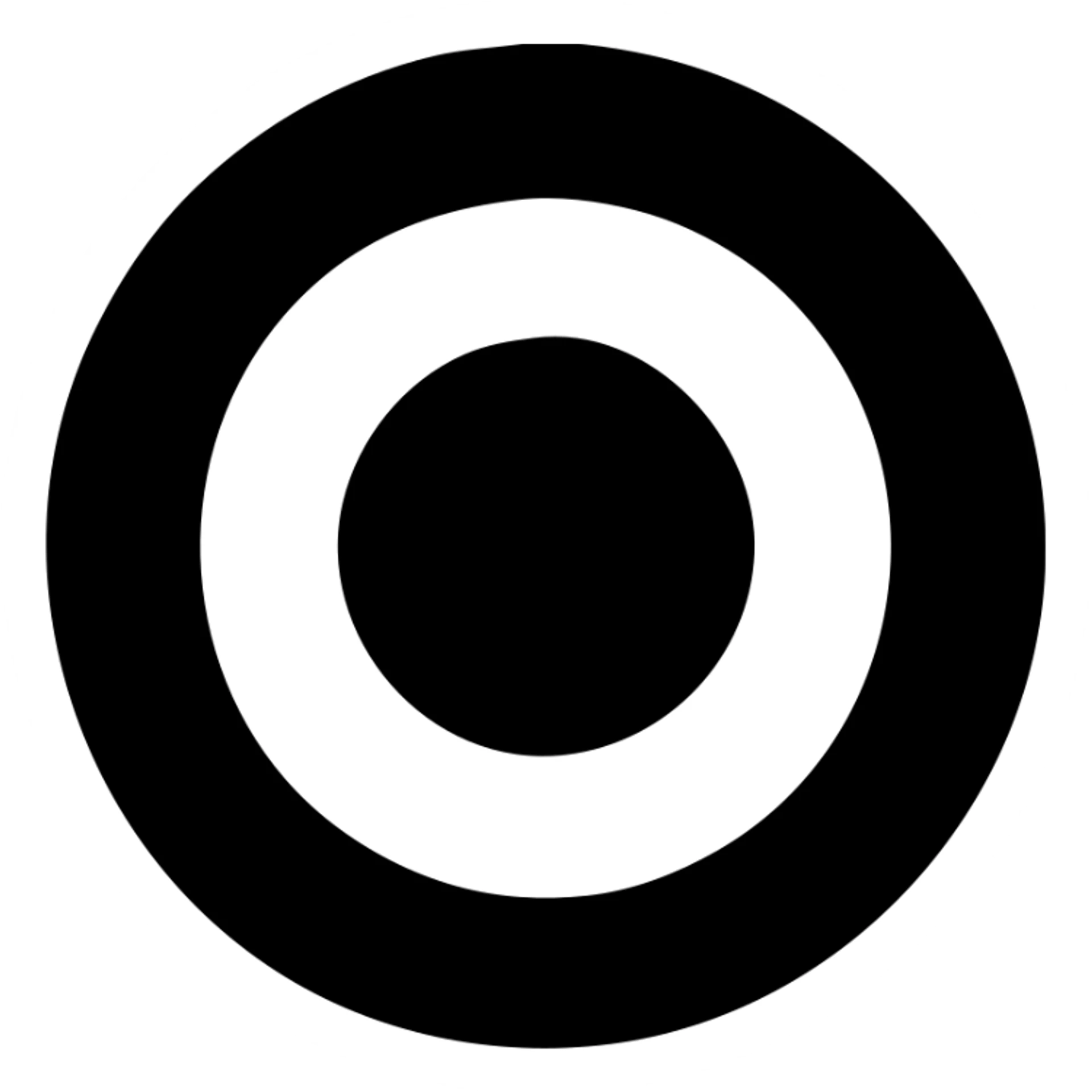 Edit the RAF roundel icon to have a transparent background while keeping the clean and bold style intact. sticker